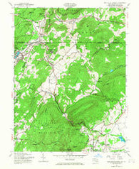 Blue Ridge Summit Pennsylvania Historical topographic map, 1:24000 scale, 7.5 X 7.5 Minute, Year 1953