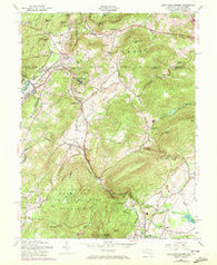 Blue Ridge Summit Pennsylvania Historical topographic map, 1:24000 scale, 7.5 X 7.5 Minute, Year 1953