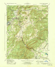Blue Ridge Summit Pennsylvania Historical topographic map, 1:31680 scale, 7.5 X 7.5 Minute, Year 1944