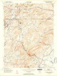 Blue Ridge Summit Pennsylvania Historical topographic map, 1:24000 scale, 7.5 X 7.5 Minute, Year 1953