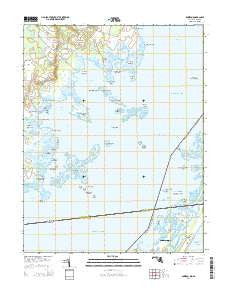 Boxiron Maryland Historical topographic map, 1:24000 scale, 7.5 X 7.5 Minute, Year 2014