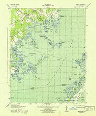 Boxiron Maryland Historical topographic map, 1:31680 scale, 7.5 X 7.5 Minute, Year 1943