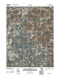 Brandywine Maryland Historical topographic map, 1:24000 scale, 7.5 X 7.5 Minute, Year 2011