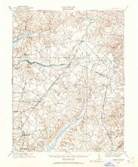 Brandywine Maryland Historical topographic map, 1:62500 scale, 15 X 15 Minute, Year 1911