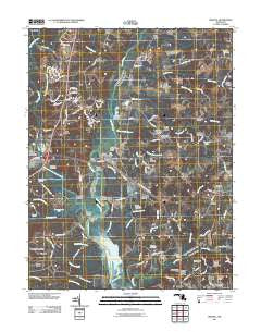 Bristol Maryland Historical topographic map, 1:24000 scale, 7.5 X 7.5 Minute, Year 2011