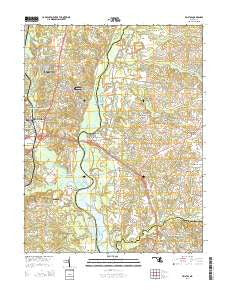 Bristol Maryland Historical topographic map, 1:24000 scale, 7.5 X 7.5 Minute, Year 2014