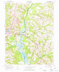 Bristol Maryland Historical topographic map, 1:24000 scale, 7.5 X 7.5 Minute, Year 1957