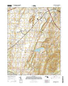 Buckeystown Maryland Historical topographic map, 1:24000 scale, 7.5 X 7.5 Minute, Year 2014