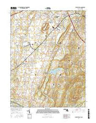 Buckeystown Maryland Current topographic map, 1:24000 scale, 7.5 X 7.5 Minute, Year 2016