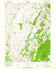 Buckeystown Maryland Historical topographic map, 1:24000 scale, 7.5 X 7.5 Minute, Year 1952