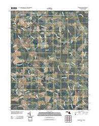Burrsville Maryland Historical topographic map, 1:24000 scale, 7.5 X 7.5 Minute, Year 2011