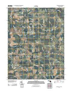 Burrsville Maryland Historical topographic map, 1:24000 scale, 7.5 X 7.5 Minute, Year 2011