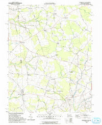 Burrsville Maryland Historical topographic map, 1:24000 scale, 7.5 X 7.5 Minute, Year 1993