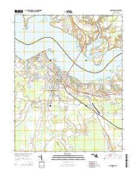 Cambridge Maryland Historical topographic map, 1:24000 scale, 7.5 X 7.5 Minute, Year 2014