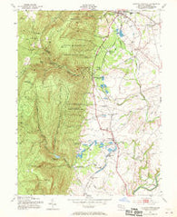 Catoctin Furnace Maryland Historical topographic map, 1:24000 scale, 7.5 X 7.5 Minute, Year 1953