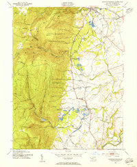Catoctin Furnace Maryland Historical topographic map, 1:24000 scale, 7.5 X 7.5 Minute, Year 1953