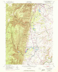 Catoctin Furnace Maryland Historical topographic map, 1:24000 scale, 7.5 X 7.5 Minute, Year 1953