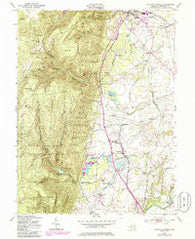 Catoctin Furnace Maryland Historical topographic map, 1:24000 scale, 7.5 X 7.5 Minute, Year 1953