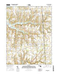 Cecilton Maryland Current topographic map, 1:24000 scale, 7.5 X 7.5 Minute, Year 2016