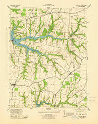 Cecilton Maryland Historical topographic map, 1:31680 scale, 7.5 X 7.5 Minute, Year 1944