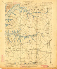 Cecilton Maryland Historical topographic map, 1:62500 scale, 15 X 15 Minute, Year 1900