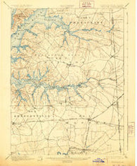 Cecilton Maryland Historical topographic map, 1:62500 scale, 15 X 15 Minute, Year 1900