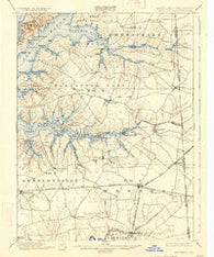 Cecilton Maryland Historical topographic map, 1:62500 scale, 15 X 15 Minute, Year 1900