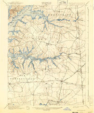 Cecilton Maryland Historical topographic map, 1:62500 scale, 15 X 15 Minute, Year 1900