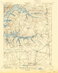 Cecilton Maryland Historical topographic map, 1:62500 scale, 15 X 15 Minute, Year 1900