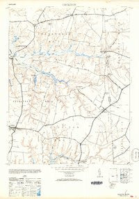 Cecilton Maryland Historical topographic map, 1:24000 scale, 7.5 X 7.5 Minute, Year 1953