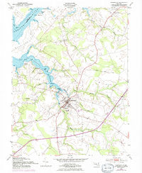 Centreville Maryland Historical topographic map, 1:24000 scale, 7.5 X 7.5 Minute, Year 1954