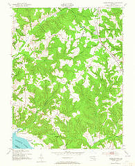 Charlotte Hall Maryland Historical topographic map, 1:24000 scale, 7.5 X 7.5 Minute, Year 1953