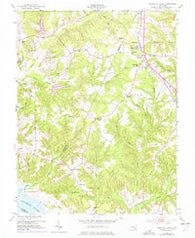 Charlotte Hall Maryland Historical topographic map, 1:24000 scale, 7.5 X 7.5 Minute, Year 1953