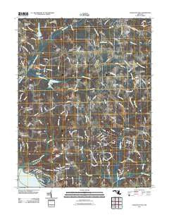 Charlotte Hall Maryland Historical topographic map, 1:24000 scale, 7.5 X 7.5 Minute, Year 2011