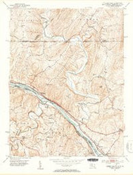 Cherry Run West Virginia Historical topographic map, 1:24000 scale, 7.5 X 7.5 Minute, Year 1951