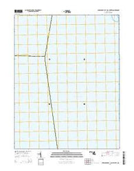 Chesapeake Bay 1 (All Water) Maryland Historical topographic map, 1:24000 scale, 7.5 X 7.5 Minute, Year 2014