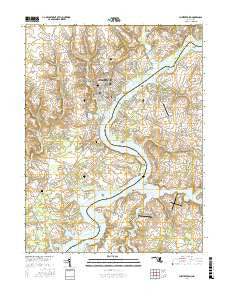 Chestertown Maryland Current topographic map, 1:24000 scale, 7.5 X 7.5 Minute, Year 2017
