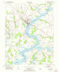 Chestertown Maryland Historical topographic map, 1:24000 scale, 7.5 X 7.5 Minute, Year 1953