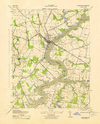 Chestertown Maryland Historical topographic map, 1:31680 scale, 7.5 X 7.5 Minute, Year 1943