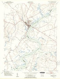 Chestertown Maryland Historical topographic map, 1:24000 scale, 7.5 X 7.5 Minute, Year 1953