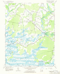 Chicamacomico Maryland Historical topographic map, 1:24000 scale, 7.5 X 7.5 Minute, Year 1942