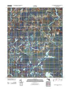 Chicamacomico River Maryland Historical topographic map, 1:24000 scale, 7.5 X 7.5 Minute, Year 2011