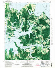 Church Creek Maryland Historical topographic map, 1:24000 scale, 7.5 X 7.5 Minute, Year 1982