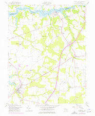 Church Hill Maryland Historical topographic map, 1:24000 scale, 7.5 X 7.5 Minute, Year 1958