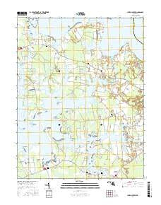 Church Creek Maryland Current topographic map, 1:24000 scale, 7.5 X 7.5 Minute, Year 2016