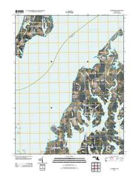 Claiborne Maryland Historical topographic map, 1:24000 scale, 7.5 X 7.5 Minute, Year 2011