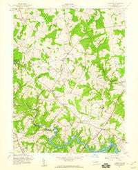 Clarksville Maryland Historical topographic map, 1:24000 scale, 7.5 X 7.5 Minute, Year 1957