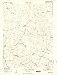 Clarksville Maryland Historical topographic map, 1:24000 scale, 7.5 X 7.5 Minute, Year 1951