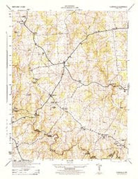 Clarksville Maryland Historical topographic map, 1:31680 scale, 7.5 X 7.5 Minute, Year 1944