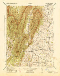 Clear Spring Maryland Historical topographic map, 1:31680 scale, 7.5 X 7.5 Minute, Year 1944